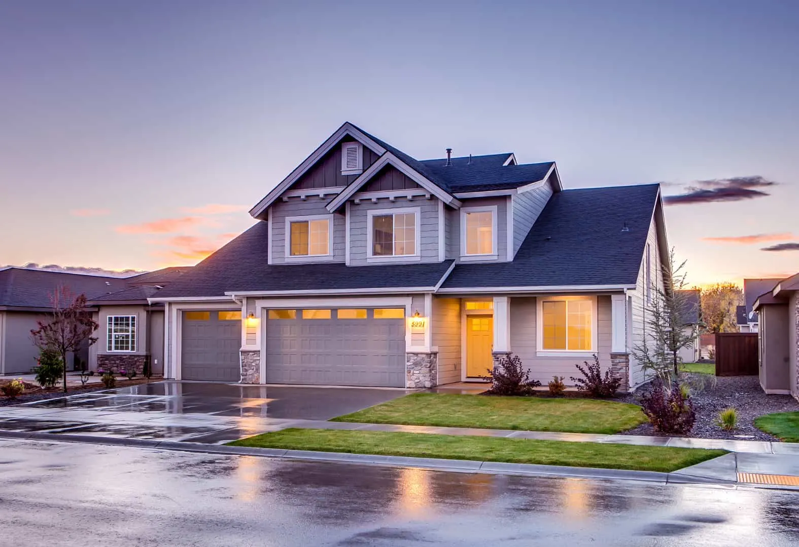 Beautiful house exterior