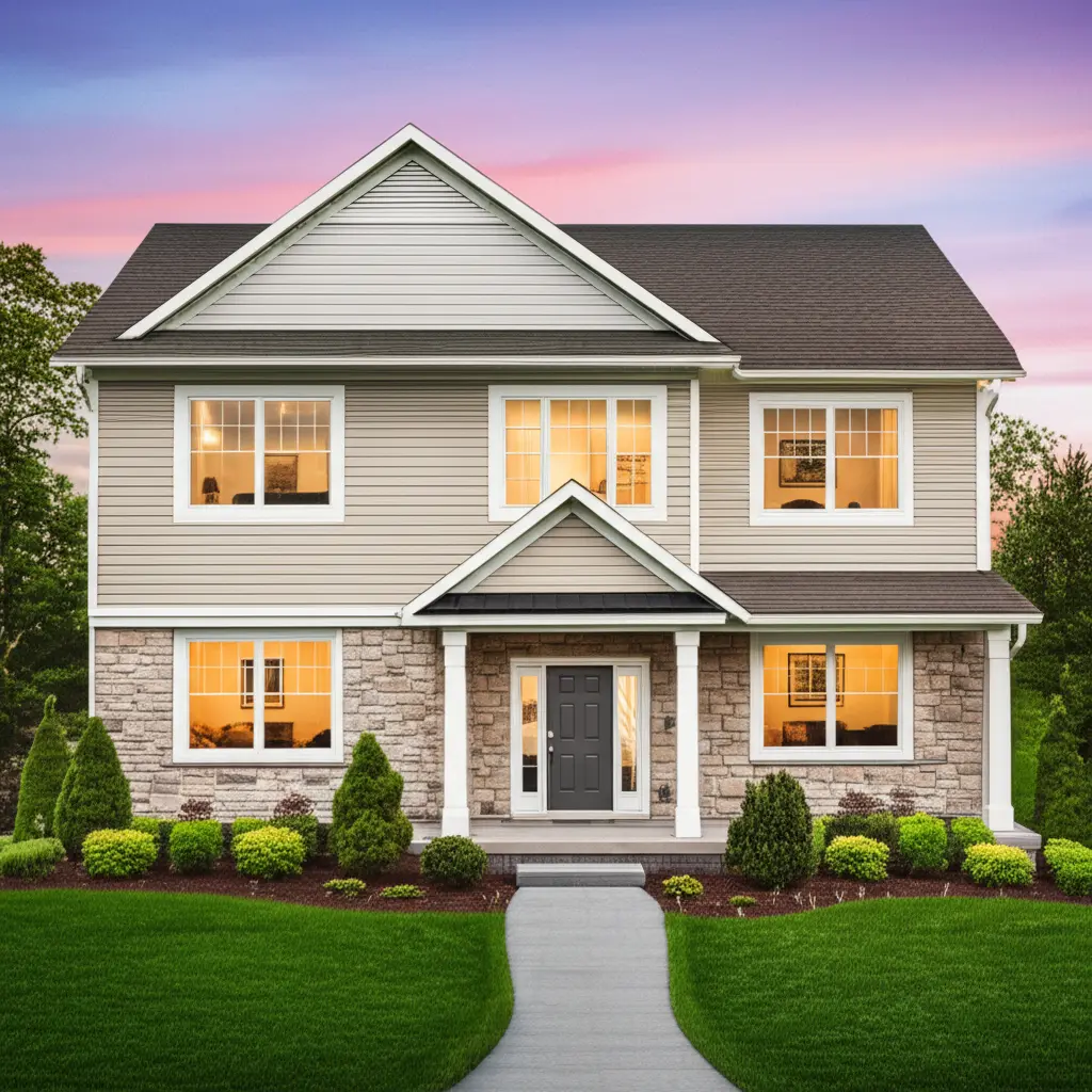 Stone Siding House